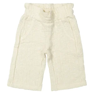 Riffle Amsterdam - pants Perry - woven white embroidery