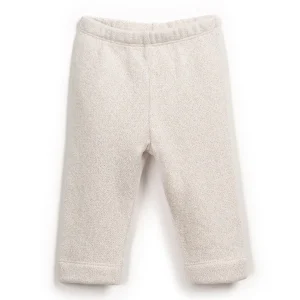 Play Up - plain knit legging - pencil offwhite
