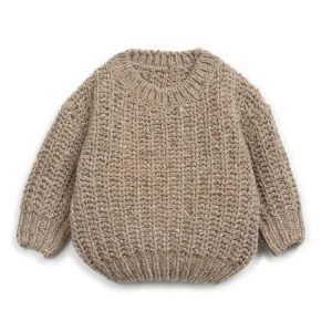 Play Up - knitted sweater - light brown