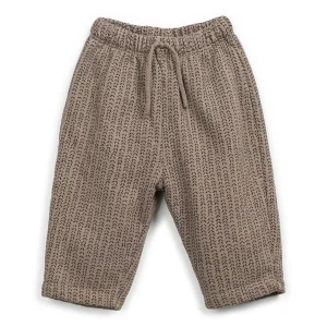 Play Up - printed fleece trousers - light brown