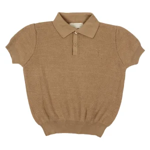 Two You Label - knitted polo Richie SS - honey