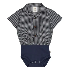 Müsli - body poplin stripe - night blue
