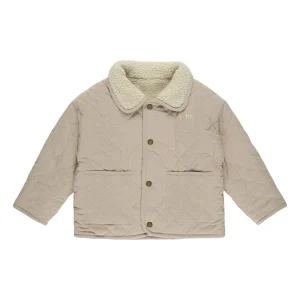 Rylee + Cru - quilted winter coat - pebble