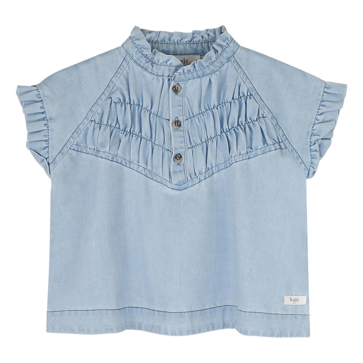 Baje Studio - denim blouse Robin - blue light