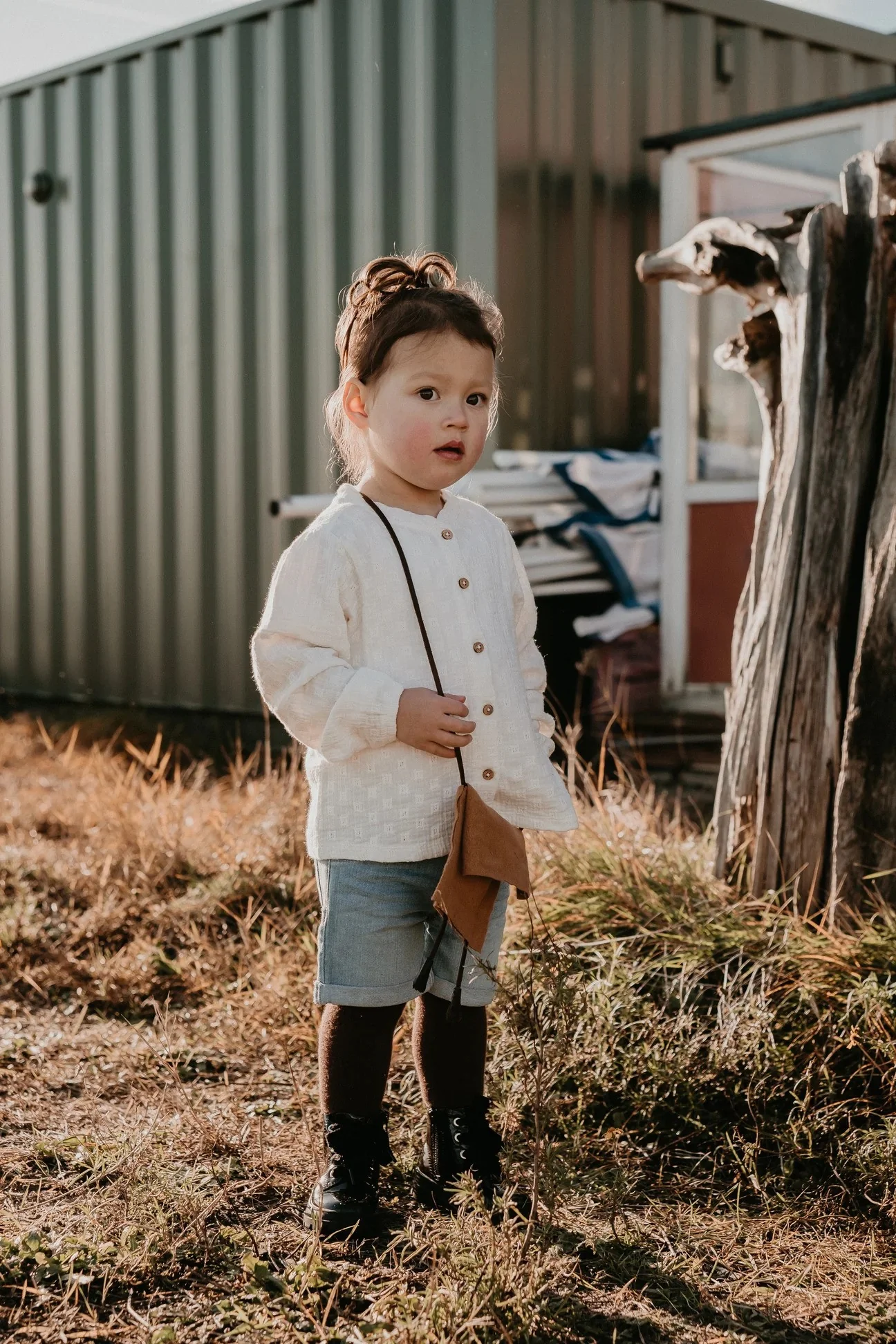 Riffle Amsterdam - jeans short rolled up - denim blue - Afbeelding 3