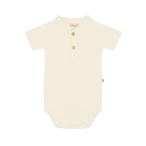 UAUA - romper with buttons - crema