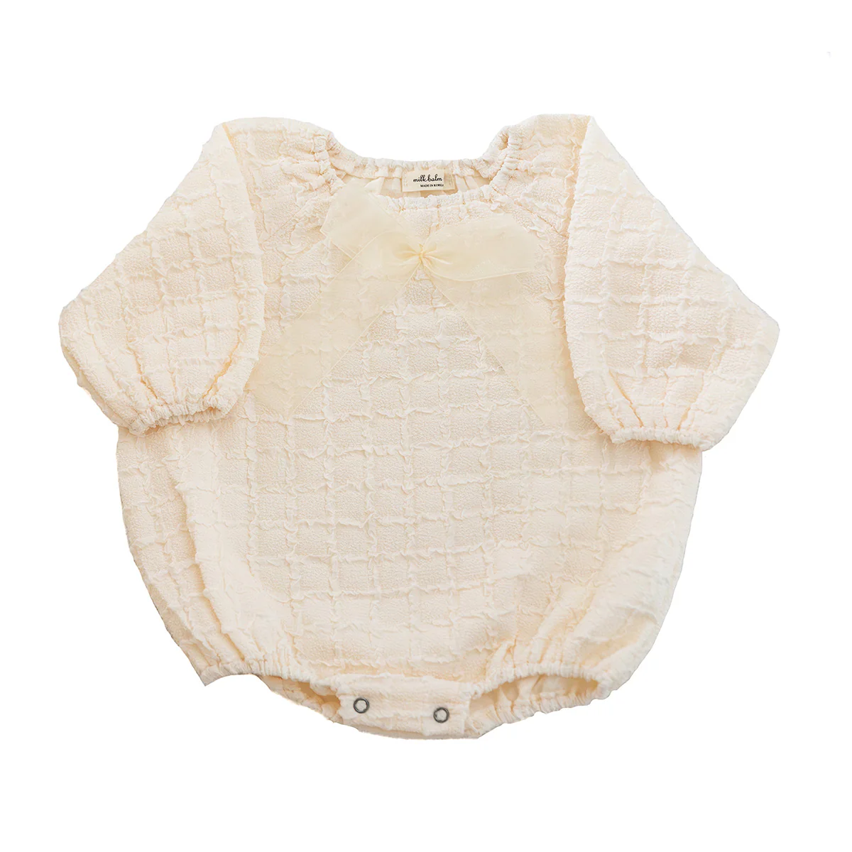 Margaret Ribbon bodysuit - ivory