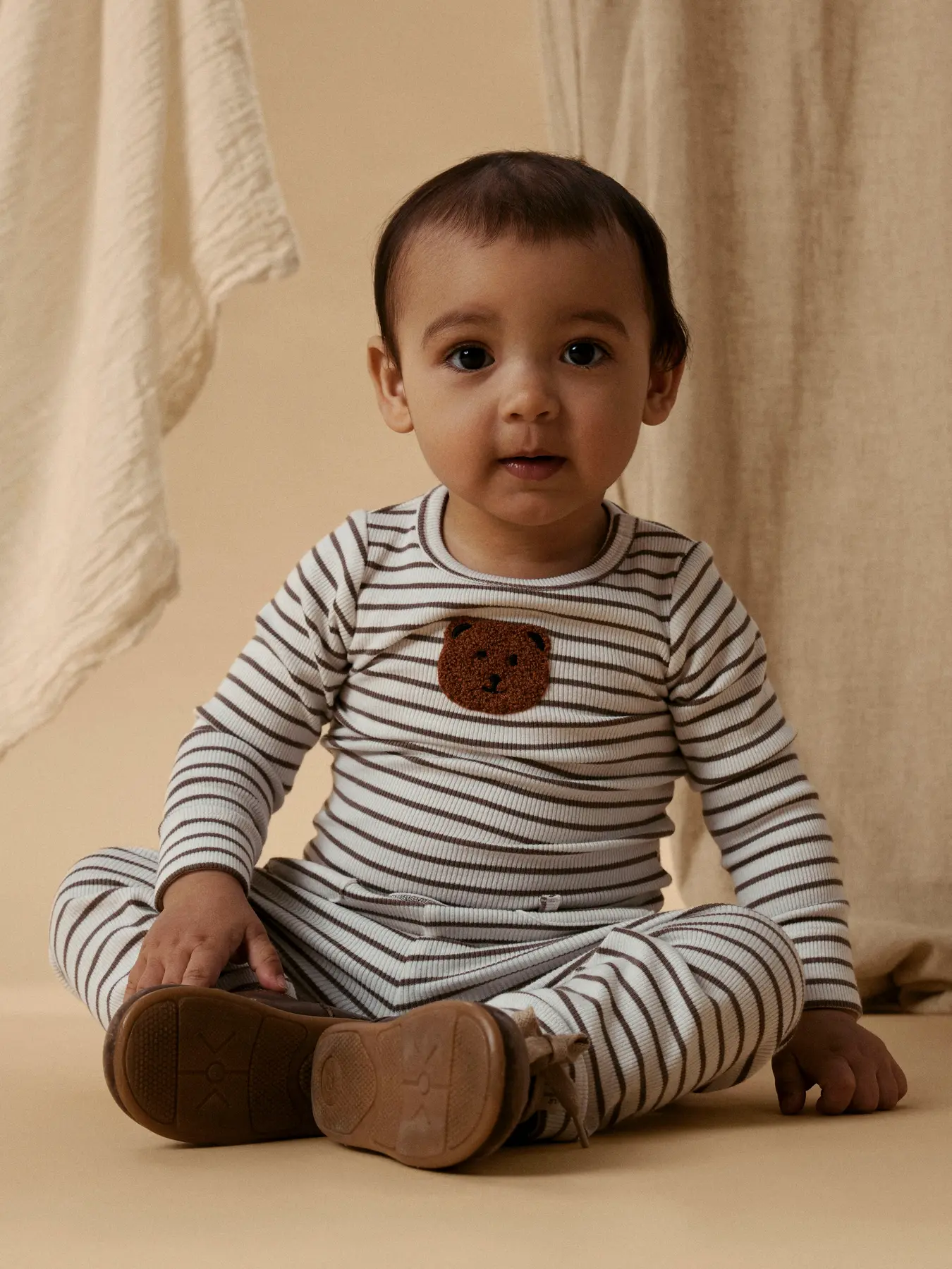 Lil'Atelier - body teddybear - coconut milk stripe - Afbeelding 7