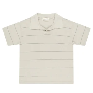 Rylee + Cru - polo Chandler - eucalyptus stripe