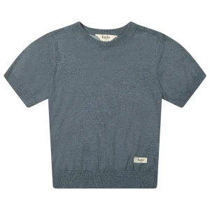 Baje Studio - knitted shortsleeve Salir - blue ocean
