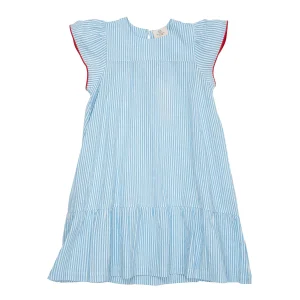 Copenhagen Colors - seersucker dress stripe - sky blue