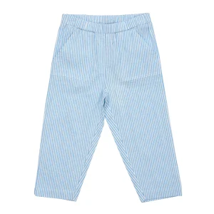 Copenhagen Colors - seersucker pants stripe - sky blue