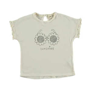Dear Mini - sunglasses T-shirt - offwhite