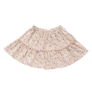 Navy Natural - skirt Bo spring blossom