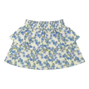 Riffle Amsterdam - skirt Ronja aop flower - blue