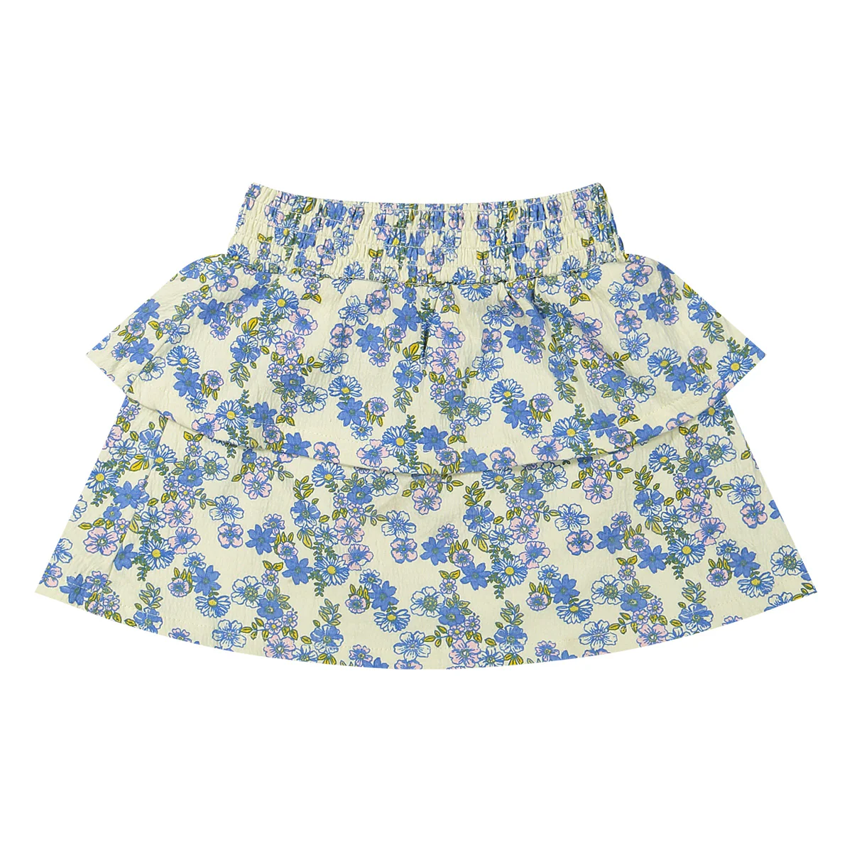 Riffle Amsterdam - skirt Ronja aop flower - blue