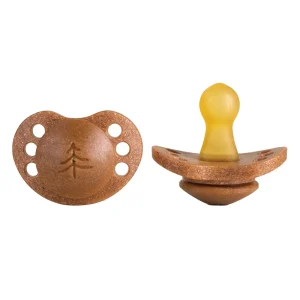 Skogen Baby - fopspeen bok natural (rond) - 2 stuks