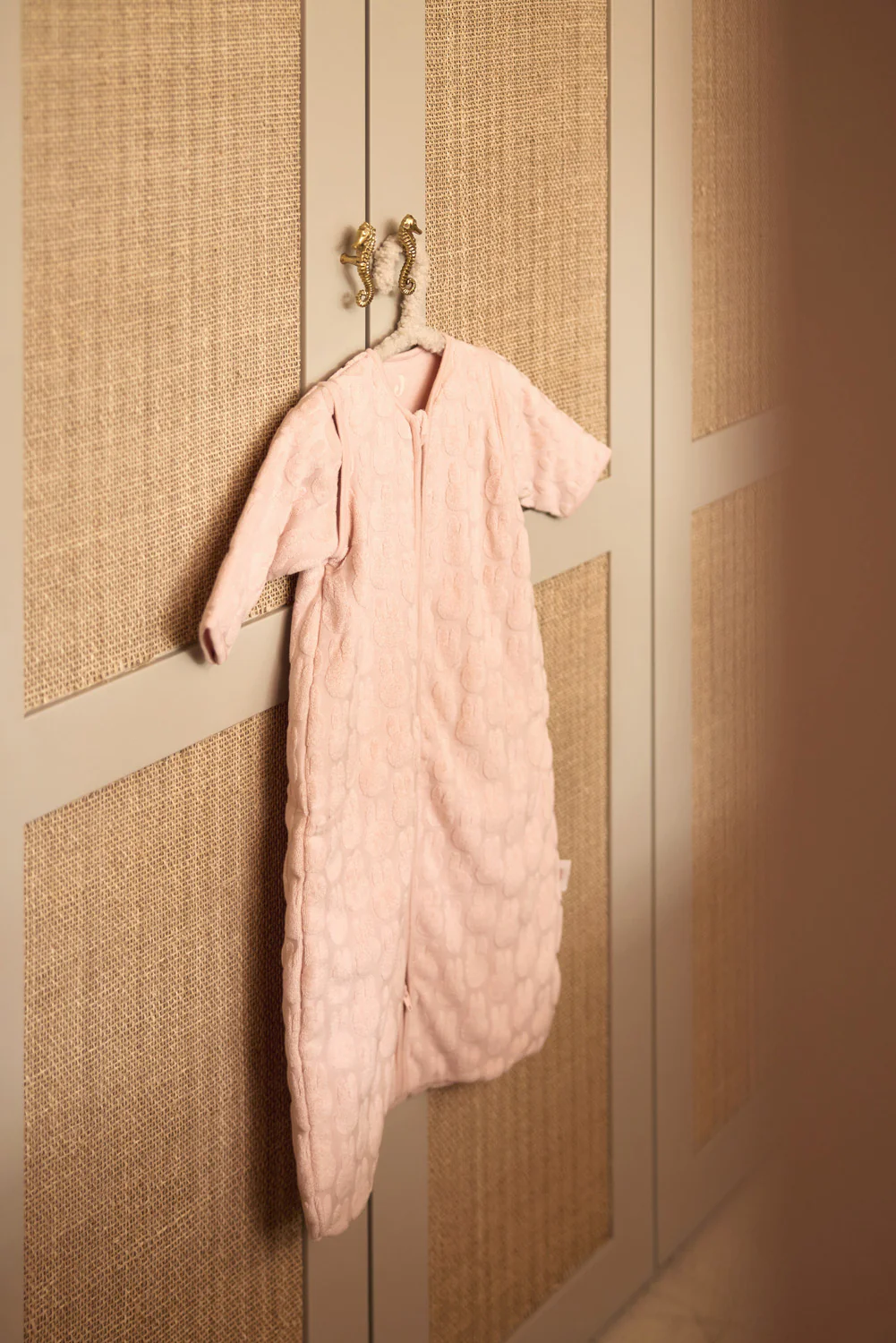 Slaapzak Miffy Jacquard - afritsbare mouwen - wild rose - Afbeelding 3