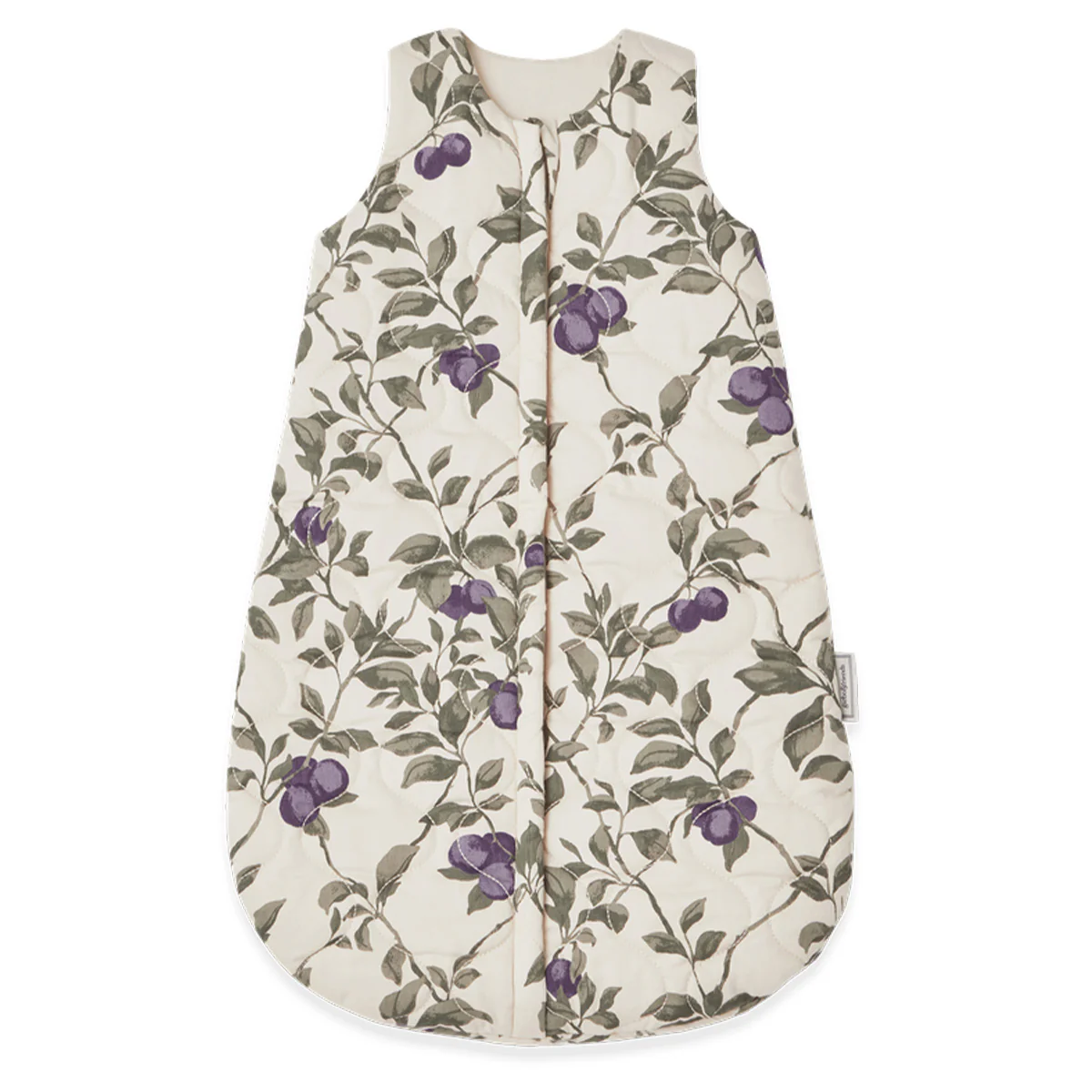 Plum satin quilted sleeping bag - Afbeelding 2