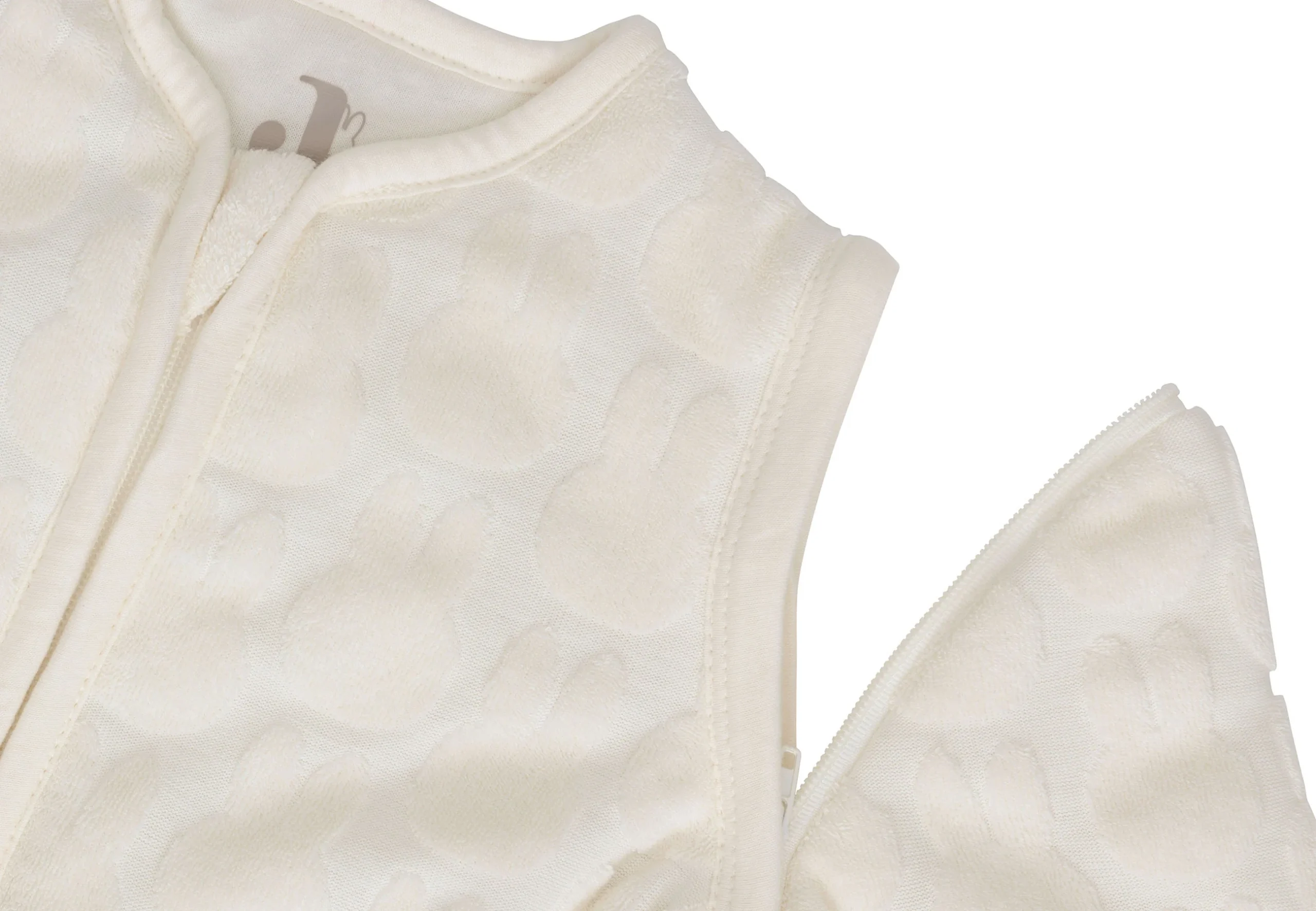 Newborn slaapzak Miffy Jacquard - afritsbare mouwen - ivory - Afbeelding 6