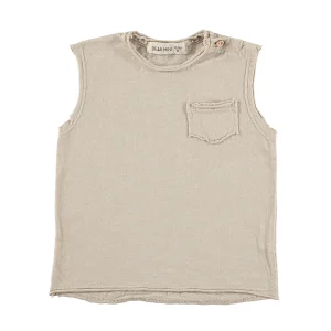 Dear Mini - sleeveless shirt - sand