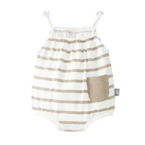 Snug - shortie stripe - taupe
