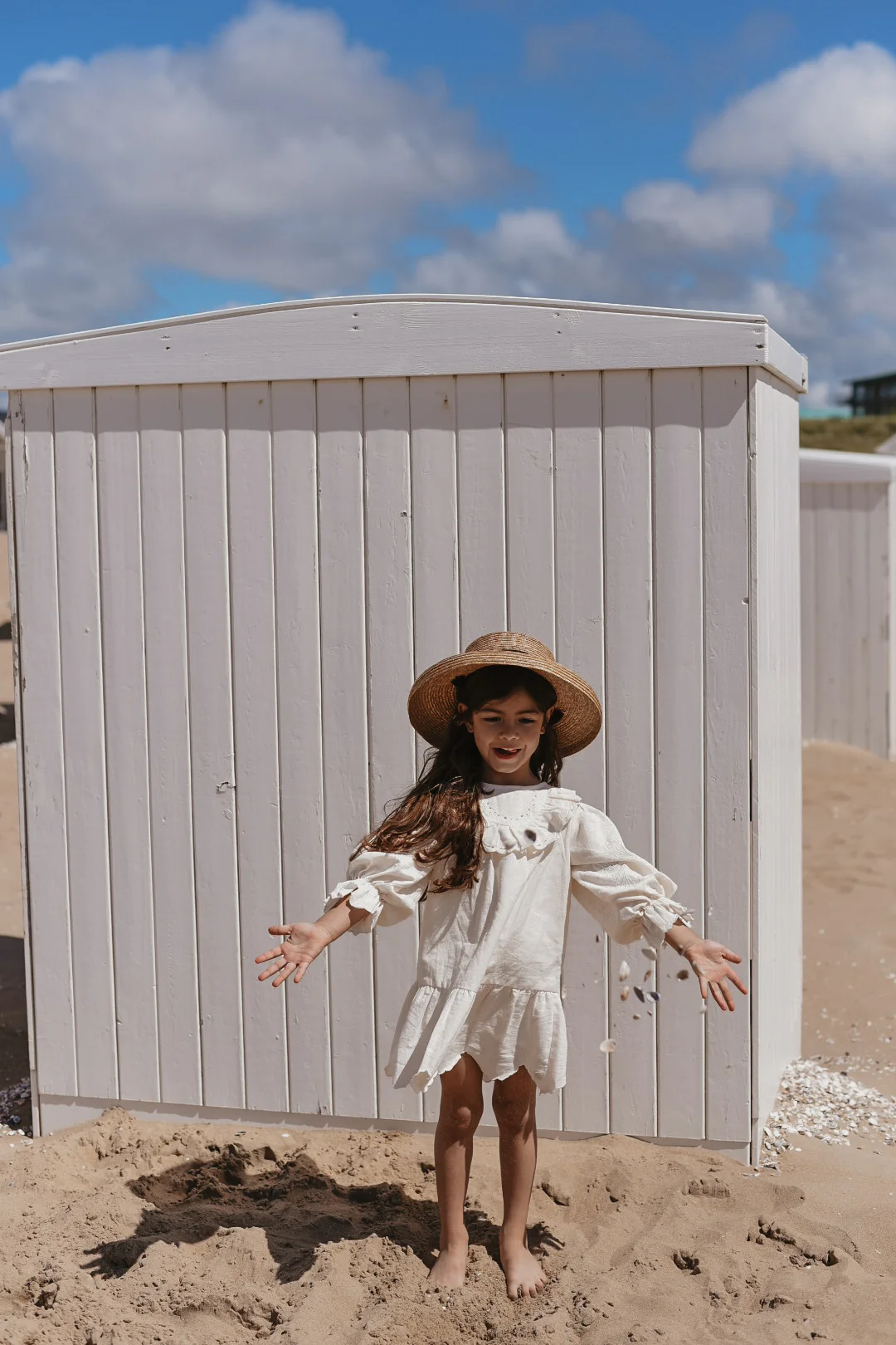 LRDM petits - dress Sophie - antique white - Afbeelding 5