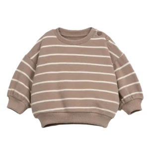 Play Up - sweater with striped pattern - taupe/pencil