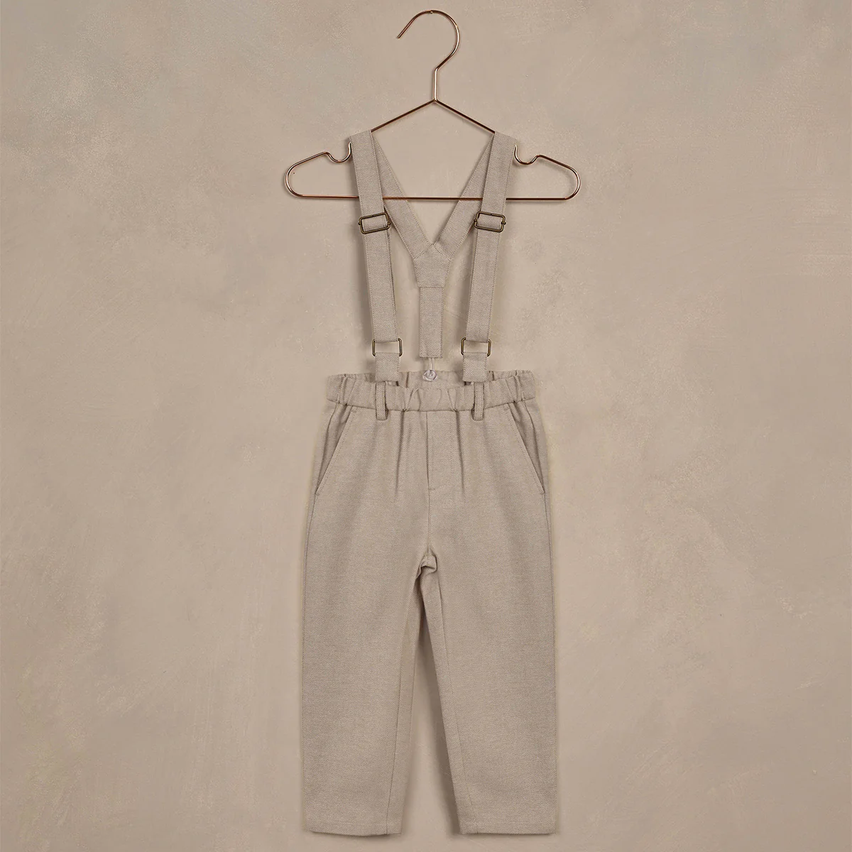 Suspender pants - fog