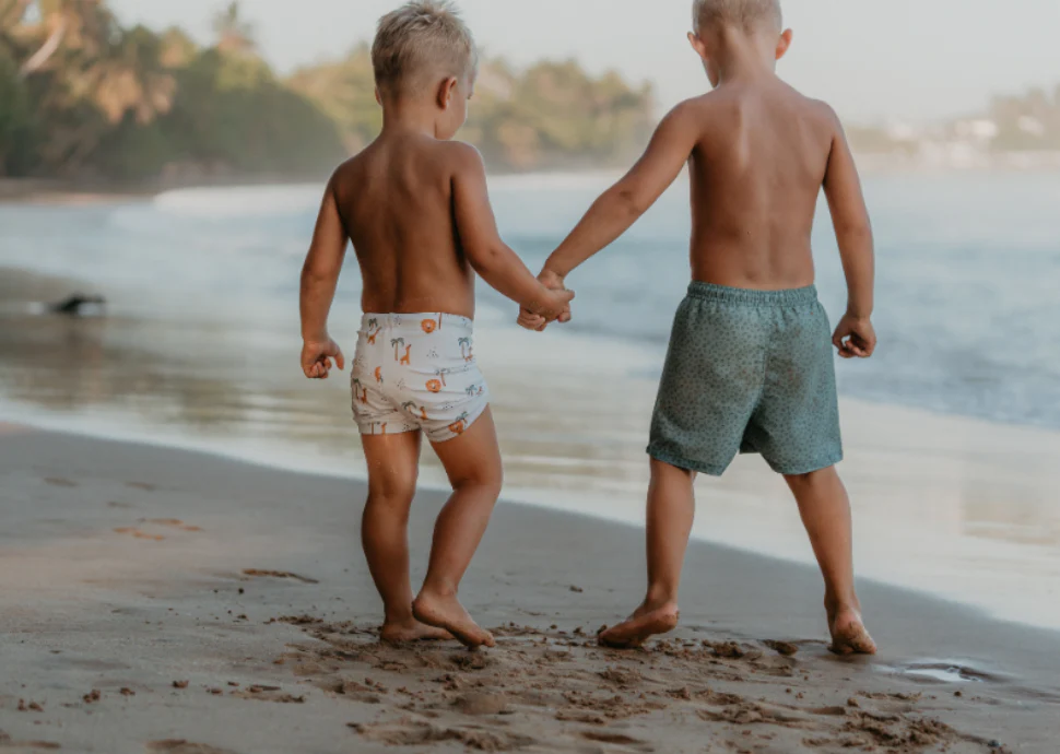 Swim Essentials - zwembroek leopard - groen - Afbeelding 3