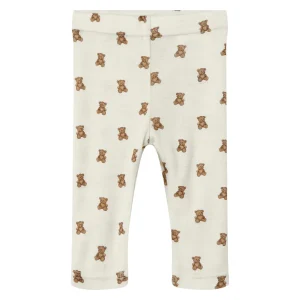 Lil'Atelier - slim fit wool legging teddy bear - turtledove melange