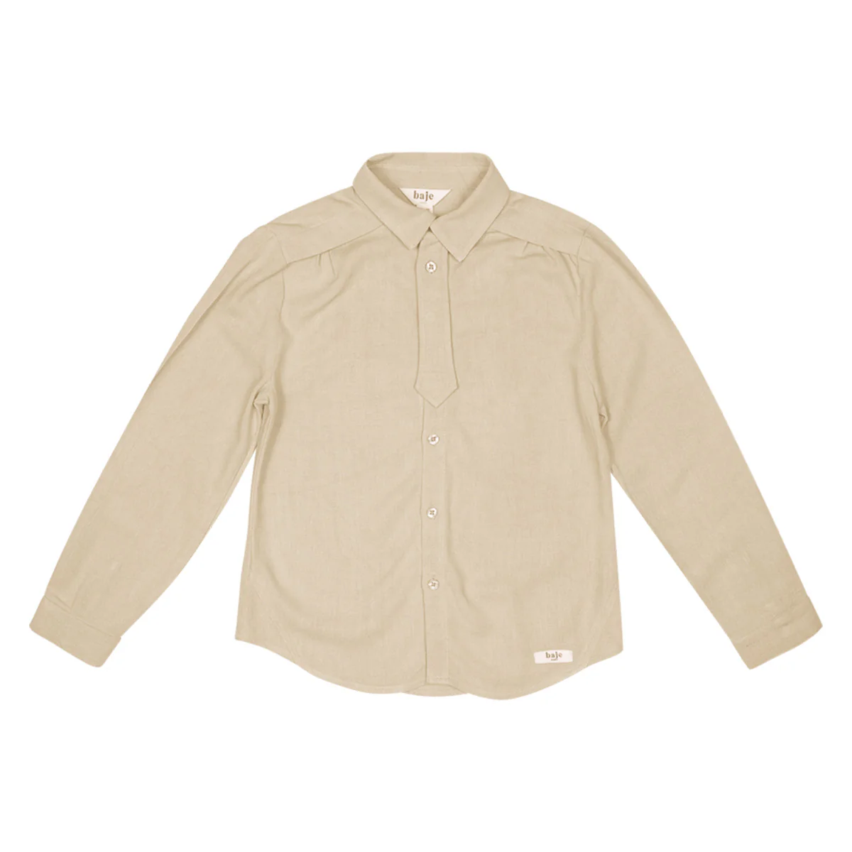 Baje Studio - linen blouse Texas - sand - Afbeelding 2