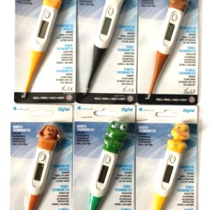 Thermometer digitaal flexi 6/assorti
