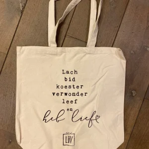 Studio LUV - Tas - Lach bid koester verwonder leef en heb lief