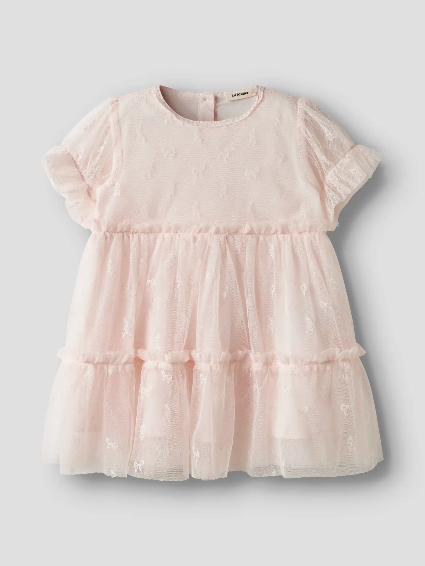 Lil'Atelier - tule bow dress - almost mauve - Afbeelding 6