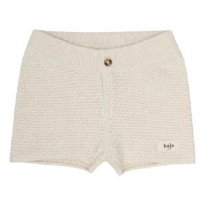 Baje Studio - knitted shorts Uriz - white coconut