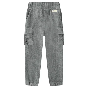 Baje Studio - corduroy cargo pants Wez - grey melange