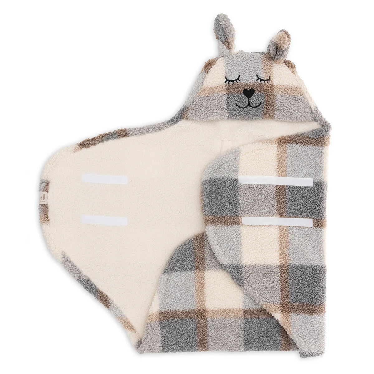 Wikkeldeken Bunny - Check Boucle - Afbeelding 2