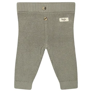 Baje Studio - knitted pants Wil - green moss